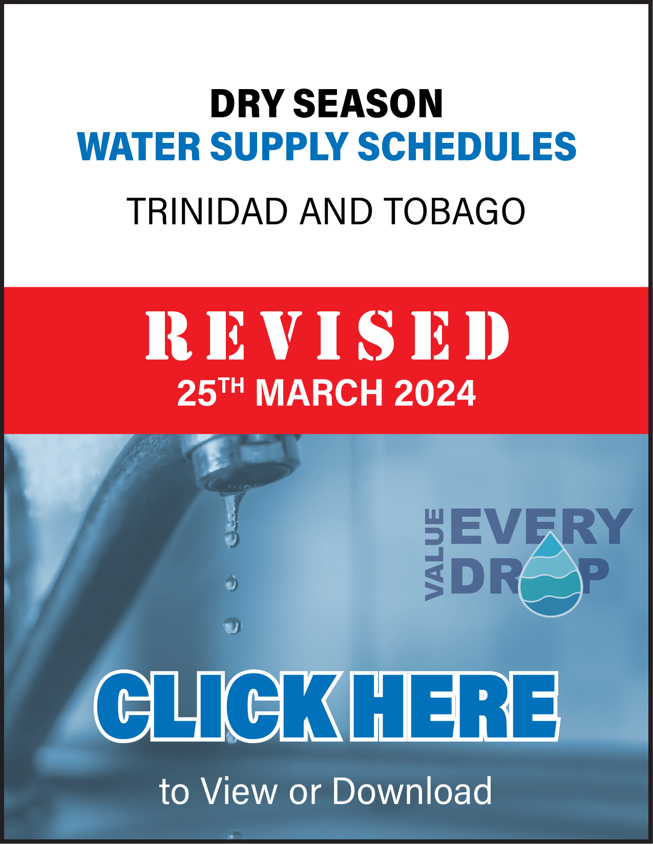 Click for downloadable version of the 2024 Temporary Water Supply Schedule